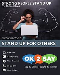 Strong People Stand Up for Others - Female