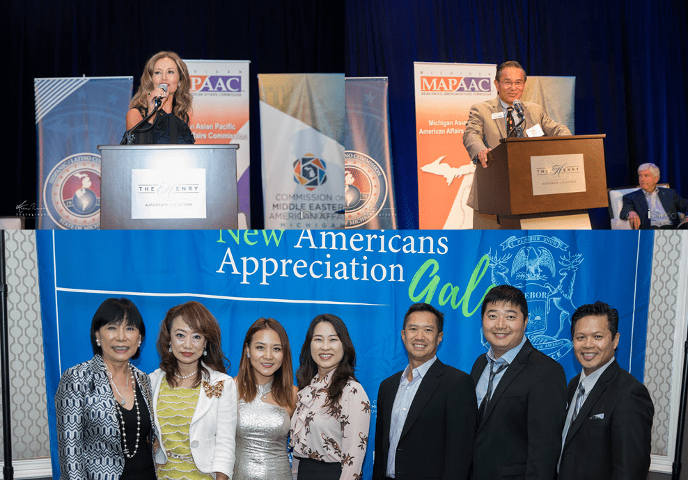 Image of speakers at MONA gala event