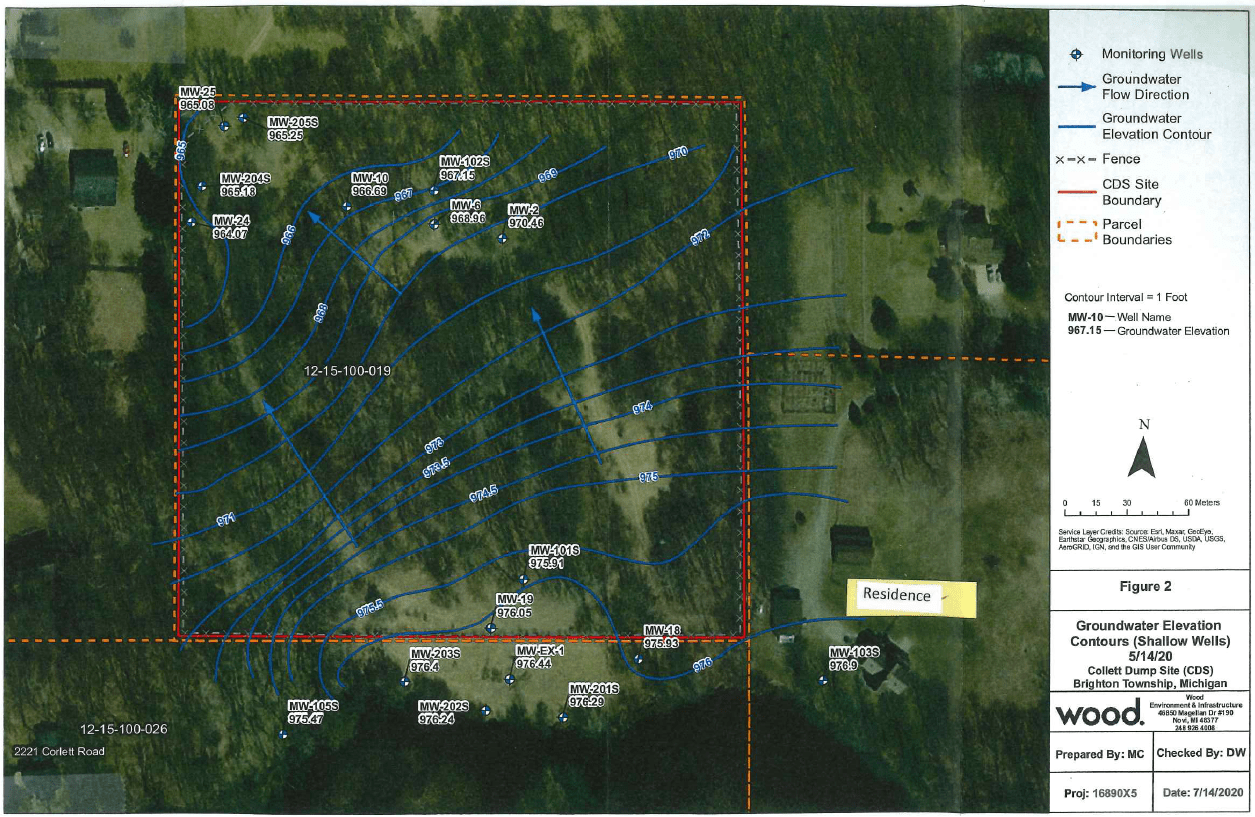 Brighton Township Dump Map