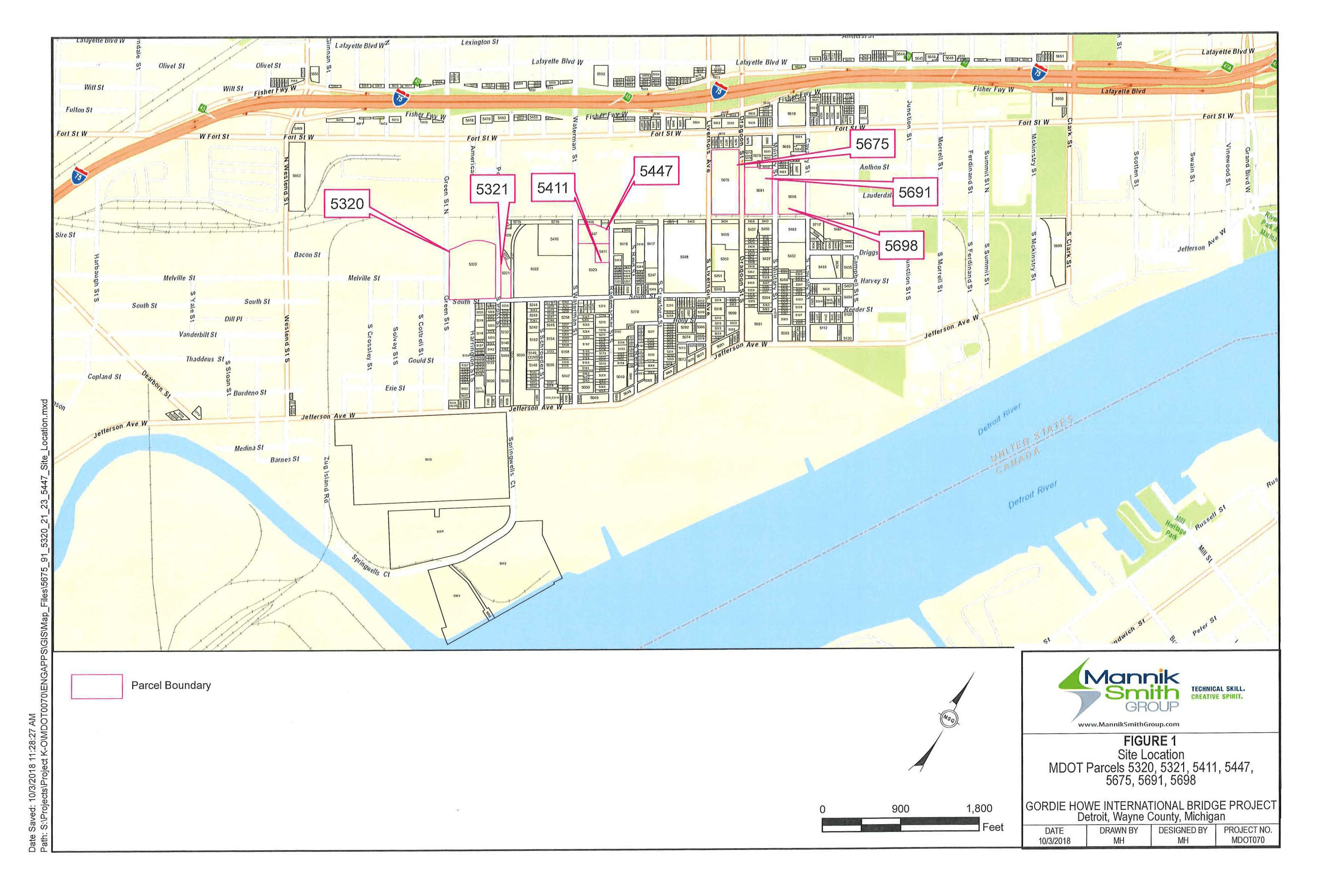 PFAS Response Wayne County, Detroit, Gordie Howe International Bridge
