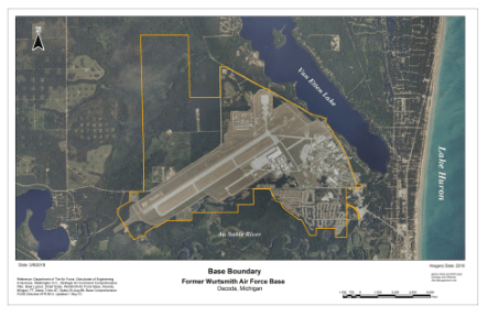 Base Boundary - Former Wurtsmith Air Force Base