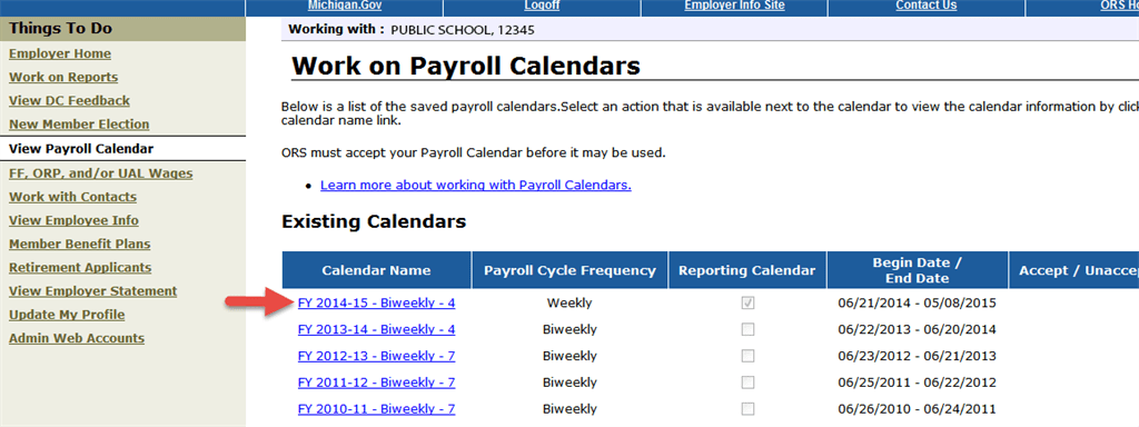 biweekly pay schedule 2015