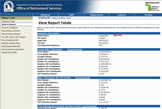 ps&r report access