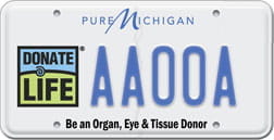 Donate Life Plate Donate Life Plate