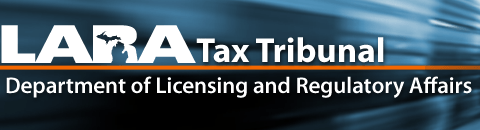 Michigan Tax Tribunal - Tax Tribunal 