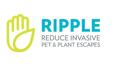RIPPLE logo Reduce Invasive Pet and Plant Escapes
