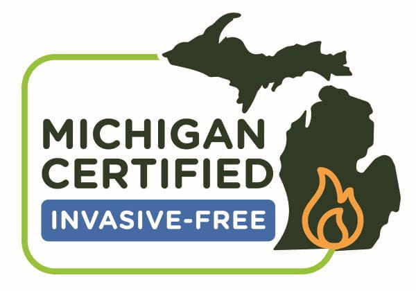 Michigan certified invasive free firewood icon.