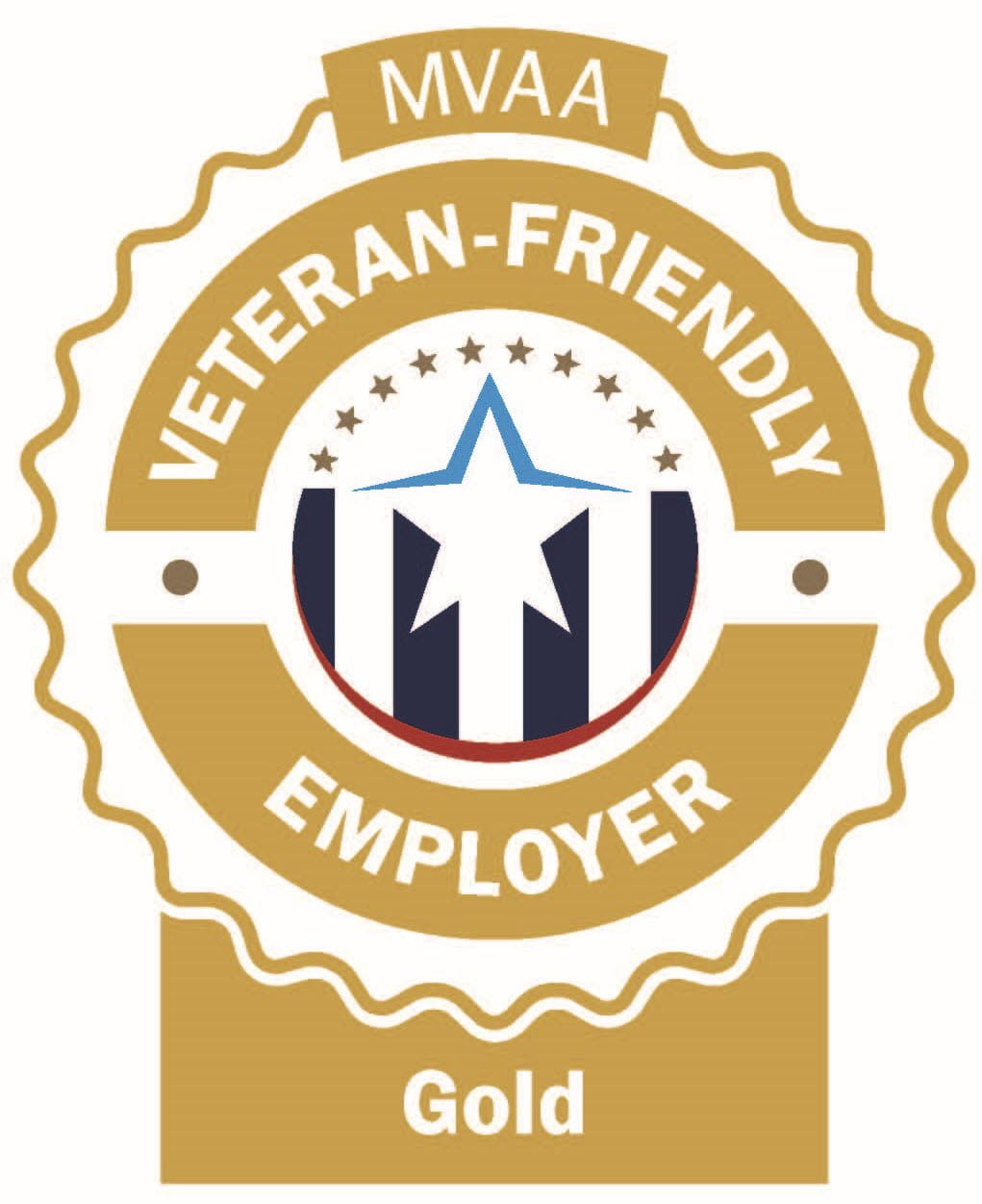 Award indicating LARA as a Silver rating for Veteran Friendly Employment