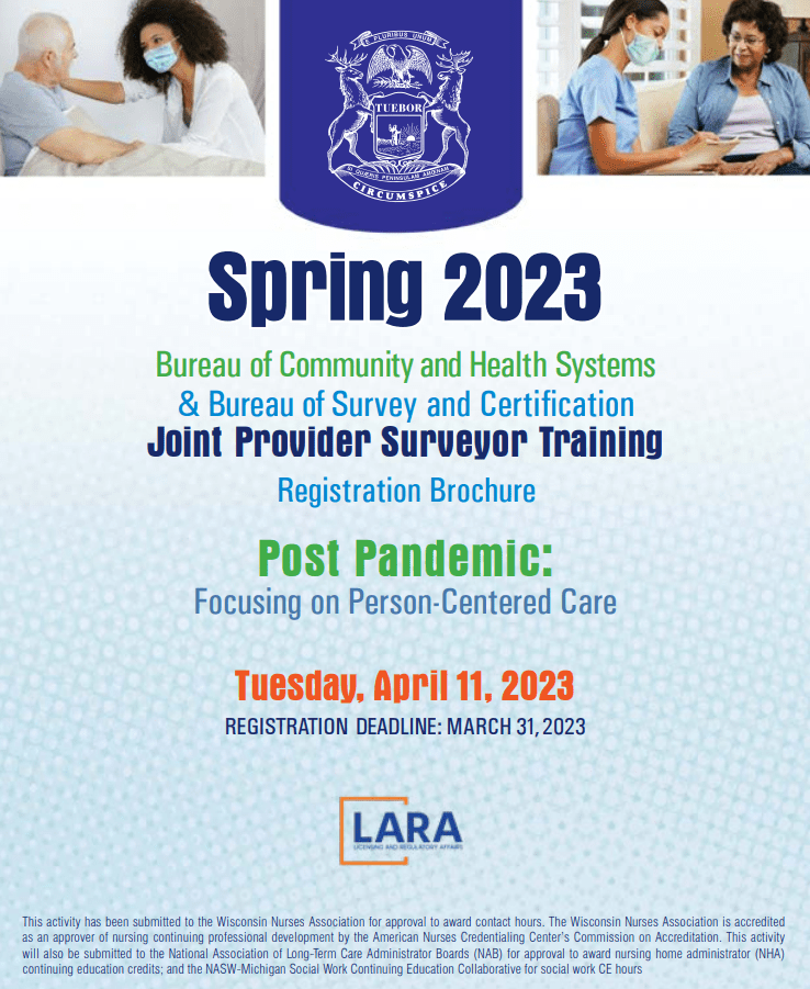 Joint Provider Surveyor Training Information