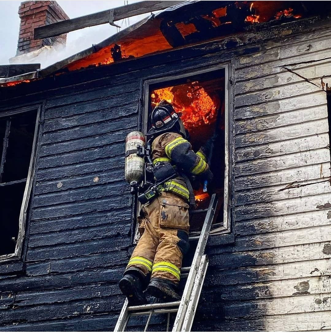 Two firefighters