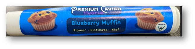 Blueberry Muffin Label