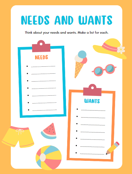 Needs and Wants