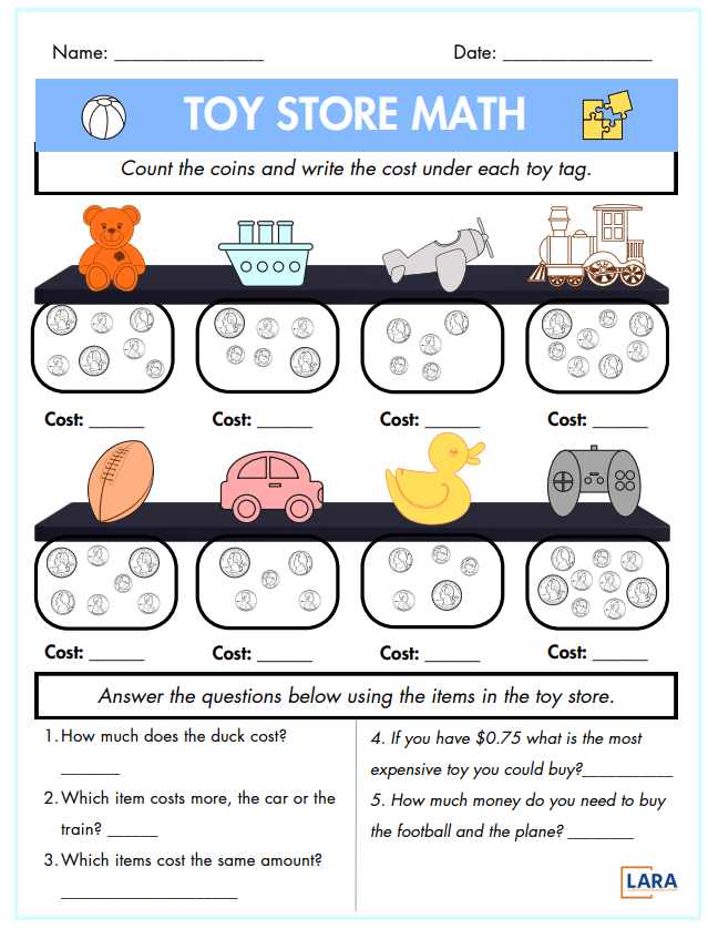 Toy Store Math