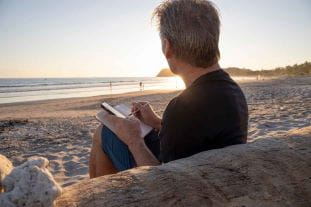 Man Journaling