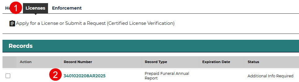 Annual Report Amendment - Record Number