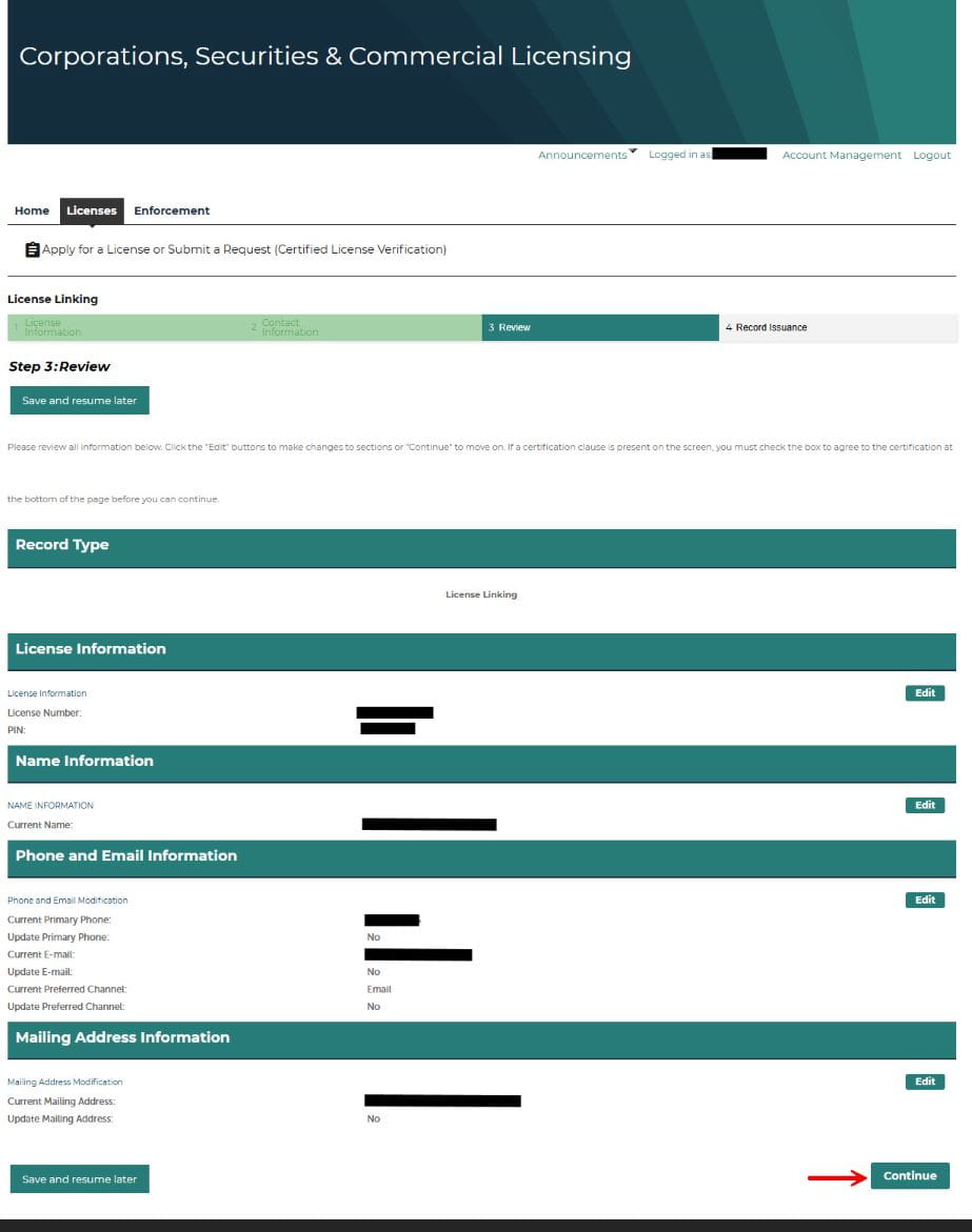Licensing Linking - Review