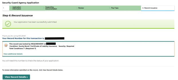 New Application - Record Issuance