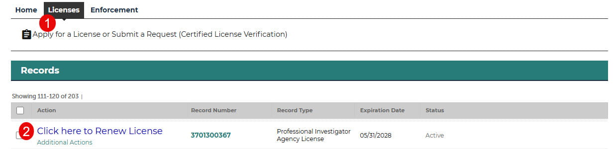 Click here to Renew License