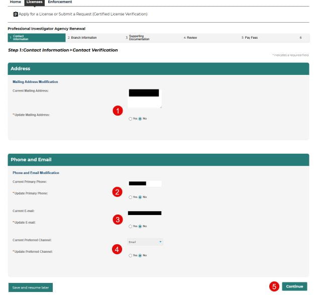 Renew - Contact Verification