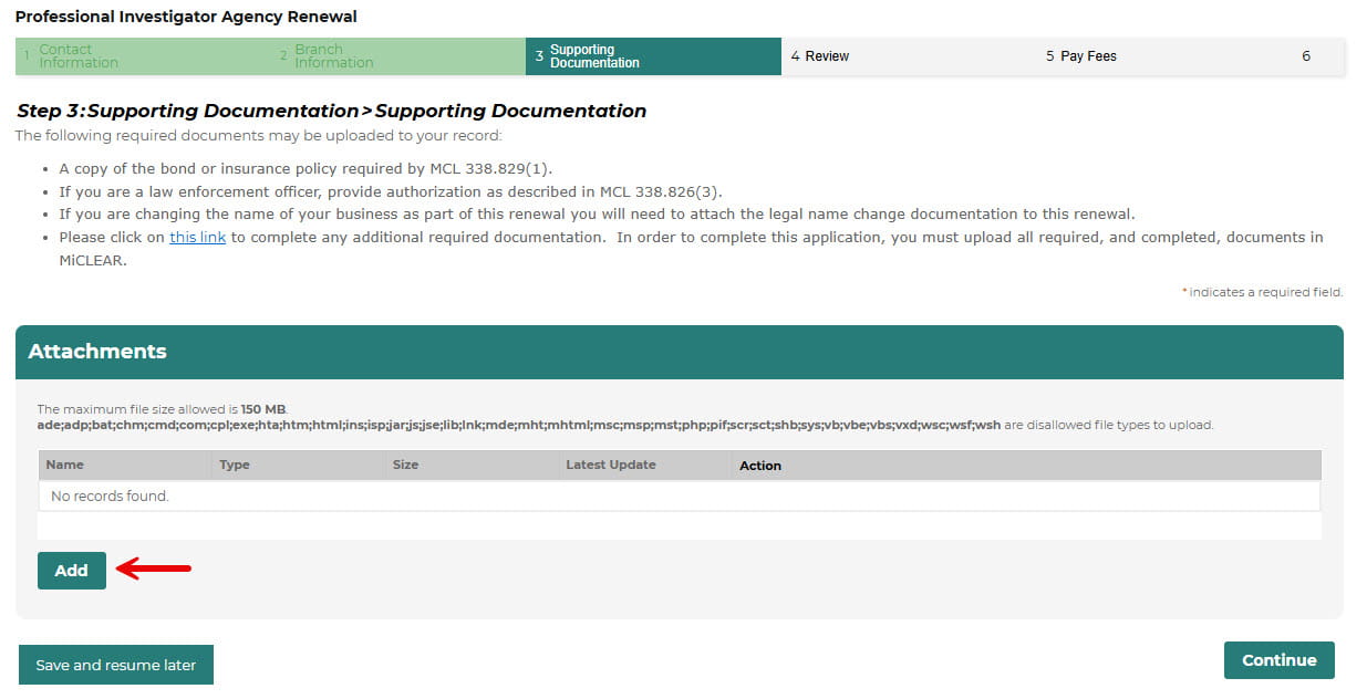 Renew - Supporting Documentation