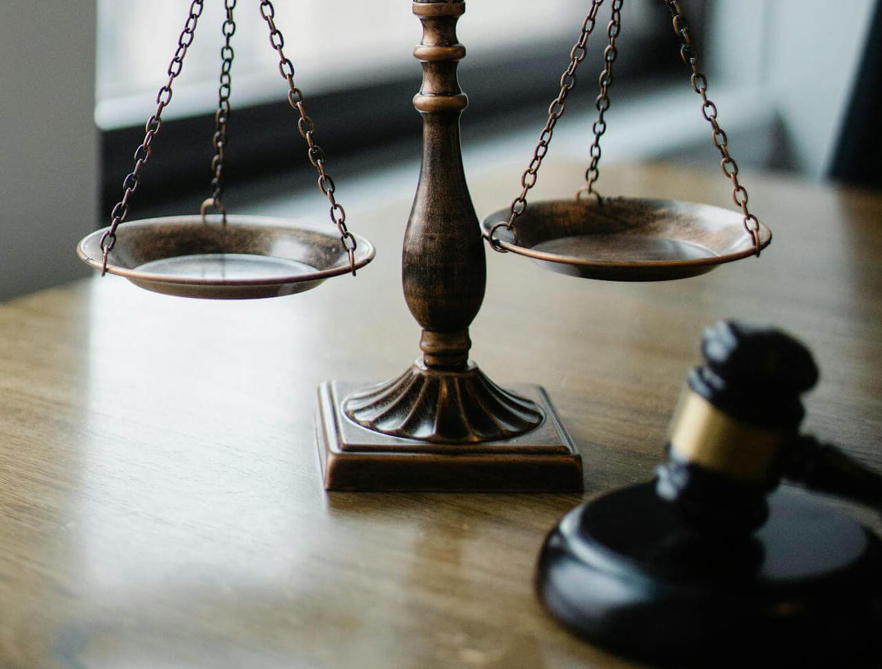 Image of a gavel and scales