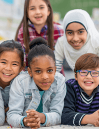 Diverse Group of Young Students