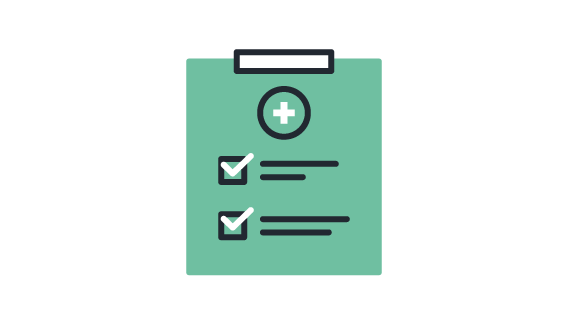 clipboard icon with items checked off representing issues faced