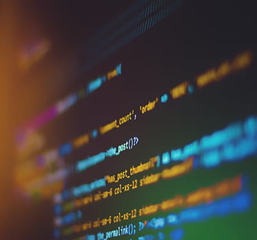 Blur left side of screen with source code 
