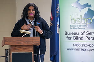 BSBP woman speaking