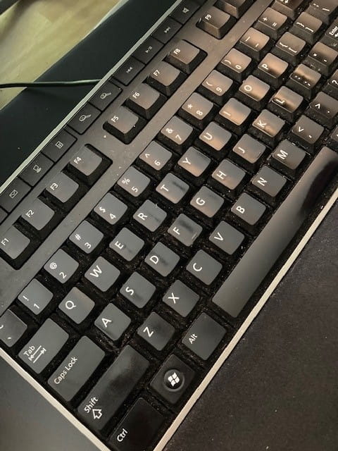 Photo of a computer keyboard
