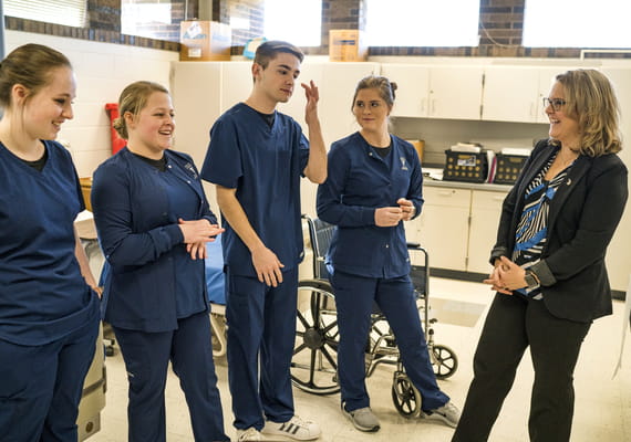 Branch Area Careers Center tour