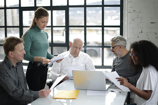 Group of people meeting