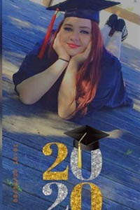 A person in a graduation gown