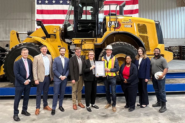 Nine state and local officials gather to support Statewide Infrastructure Workforce Plan