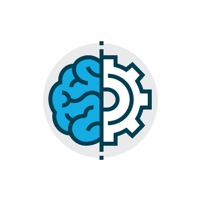 Icon of a microscope, symbolizing research institutions.