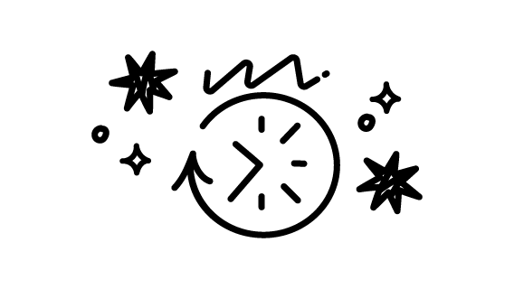 clock representing hours