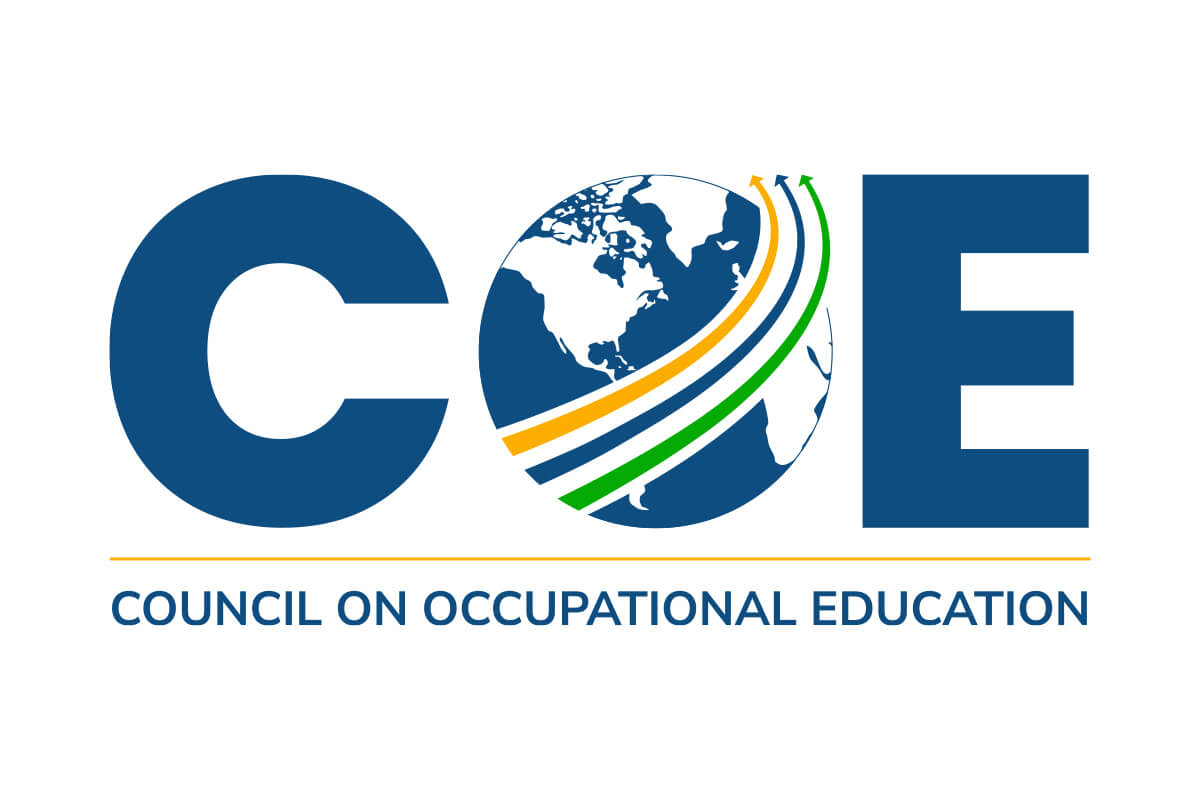Council on Occupational Education logo.