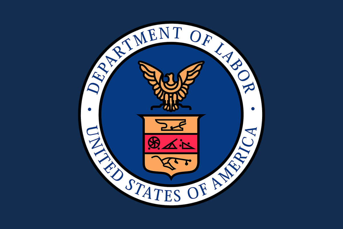 United States Department of Labor logo.