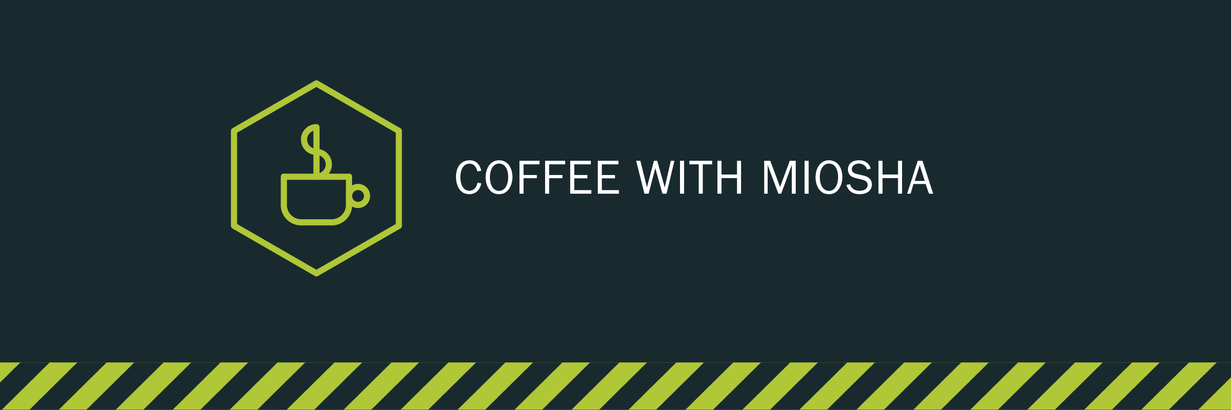 Coffee with MIOSHA Logo