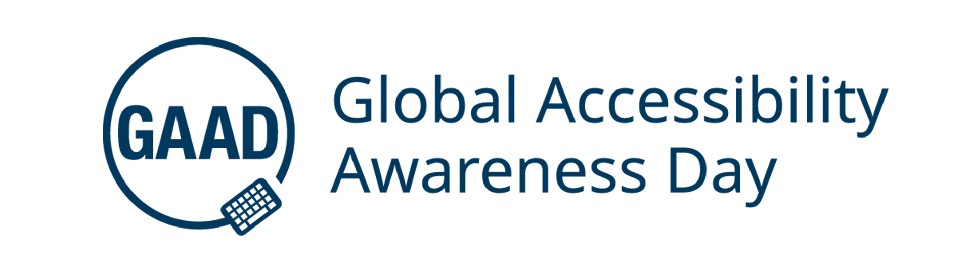 Global Accessibility Awareness Day logo.