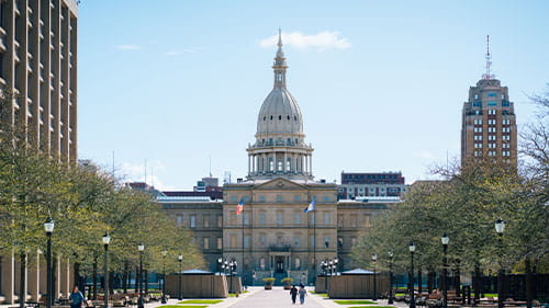 State of Michigan Capitol building