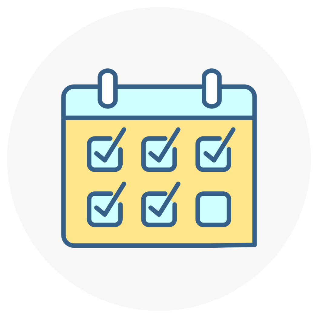 An icon of a calendar.