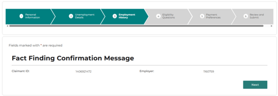 Screenshot of the MiUI confirmation fact finding page.