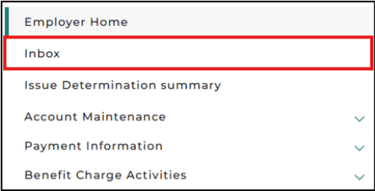 A screenshot of the MiUI navigation panel with Inbox highlighted.