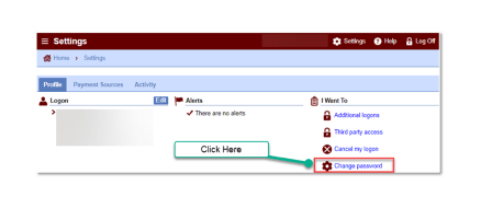 MiWAM reset password screenshot 2