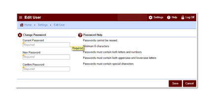 MIWAM reset password screenshot 3