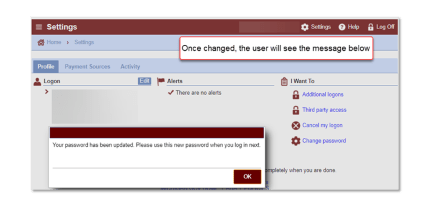 MiWAM reset password screenshot 4