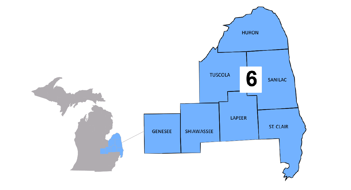 prosperity region 6 map