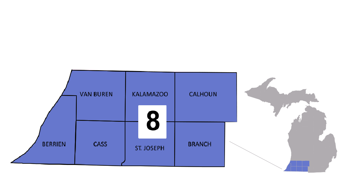 Prosperity region 8 map