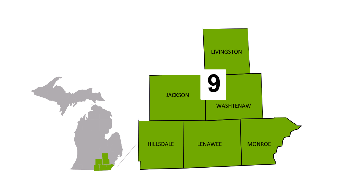 Prosperity region 9 map